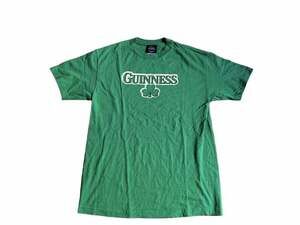 Guinness T-Shirt Size L Green Shamrock Logo Beer Graphic